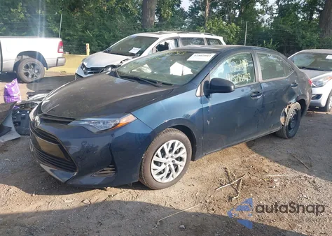 2018 Toyota Corolla Le из США, поврежденный, VIN 2T1BURHE0JC026607